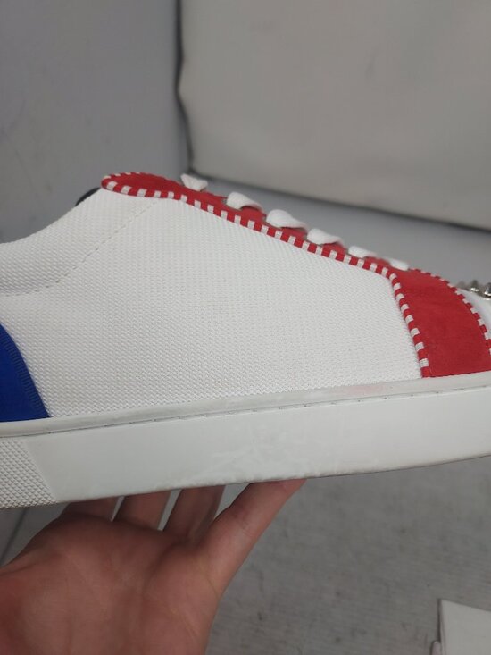 Christian Louboutin MENS Louis Junior Spike Low Top Sneaker main image 9